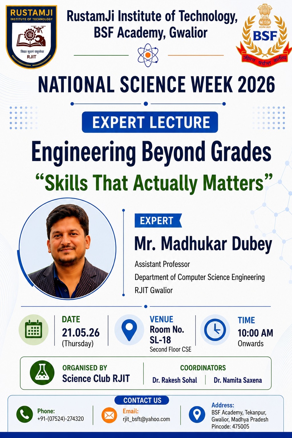 Cover photo — Expert Lecture on Engineering Beyond Grades – Skills That Actually Matters