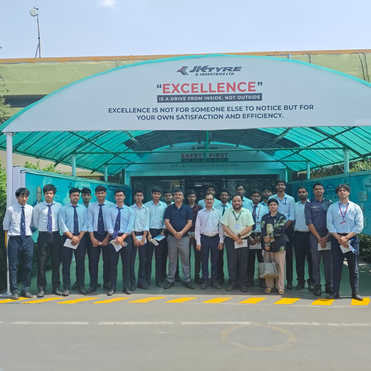 Industrial Visit – JK Tyre, Banmore Plant