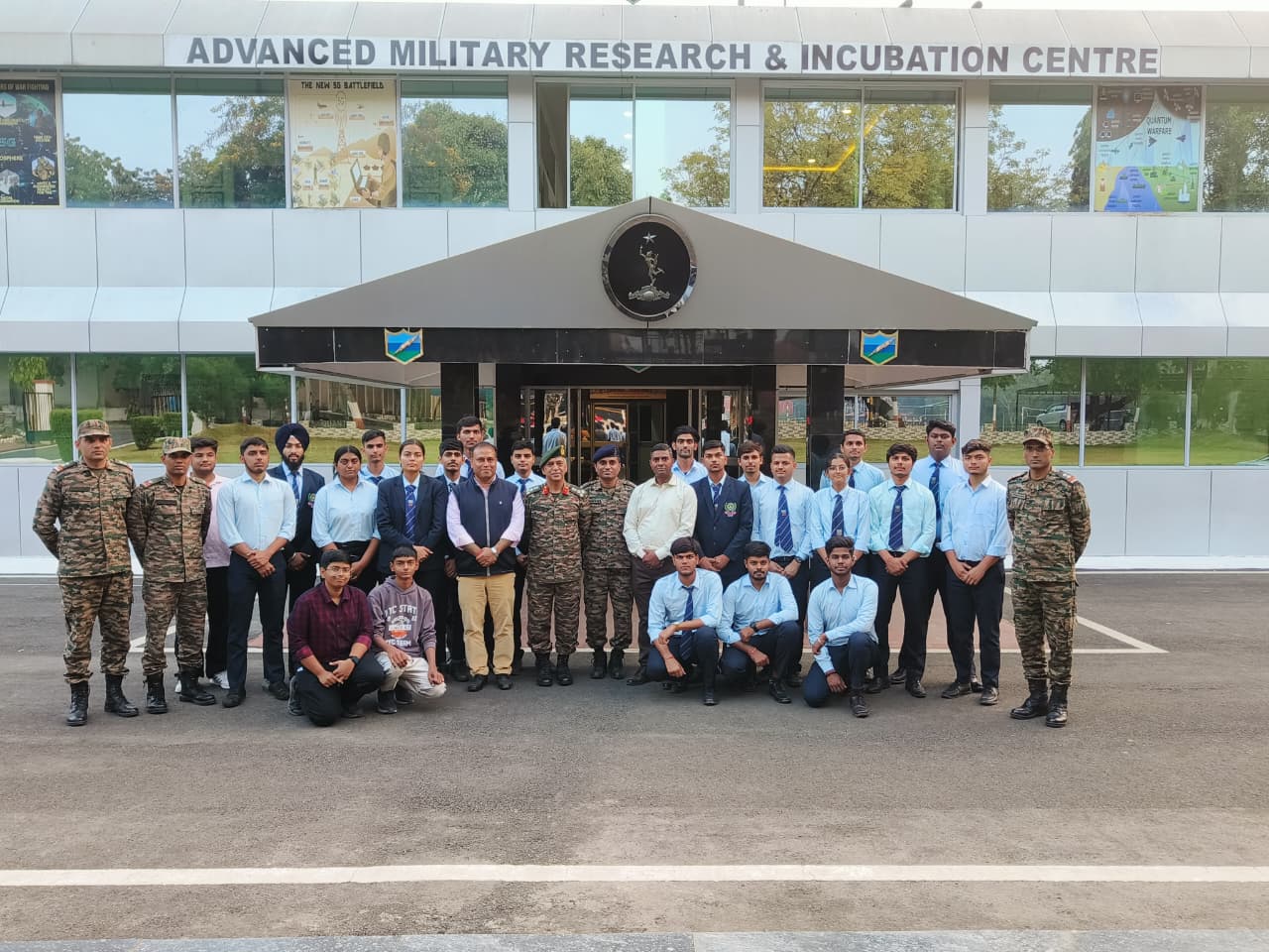 Inside the training center