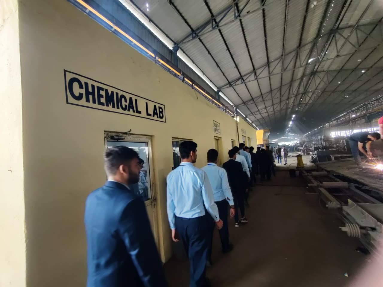 Inside the training center