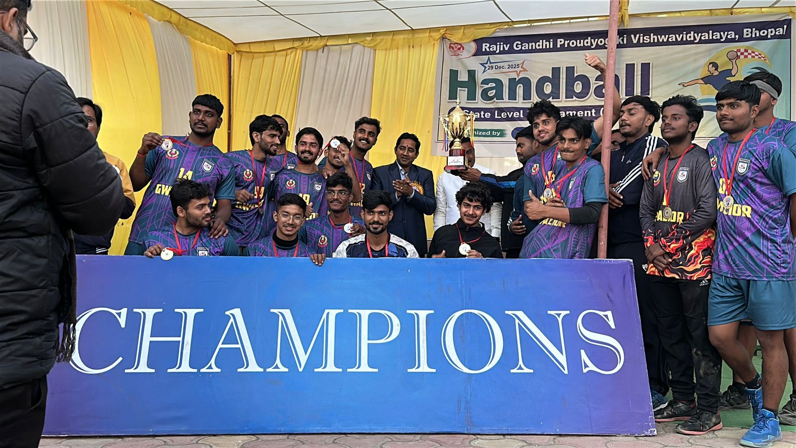 RJIT Handball Team Champions
